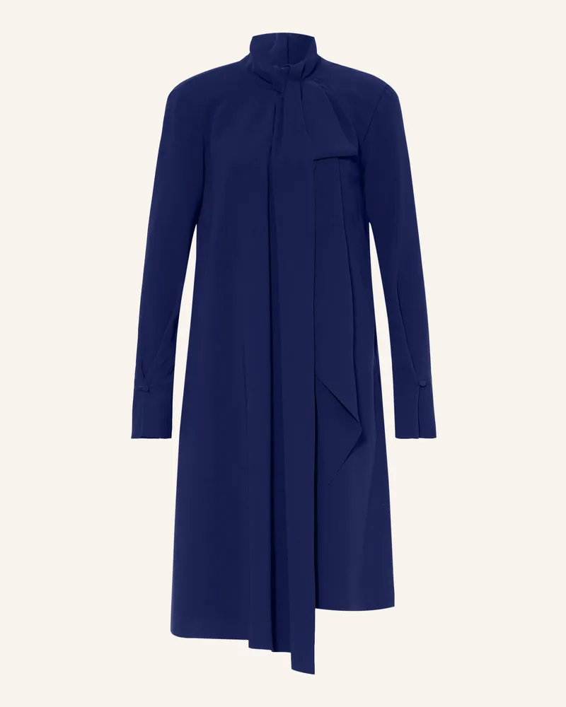 Dorothee Schumacher Cocktailkleid Statement Drape Mit Schluppe blau Dunkelblau