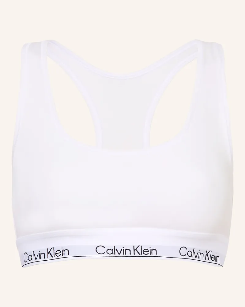 Calvin Klein Bustier Icon Cotton Modal weiss Weiss
