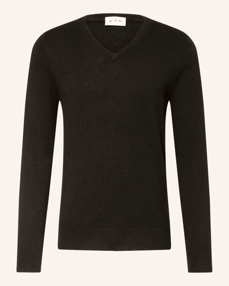 FTC Cashmere Cashmere-Pullover Schwarz