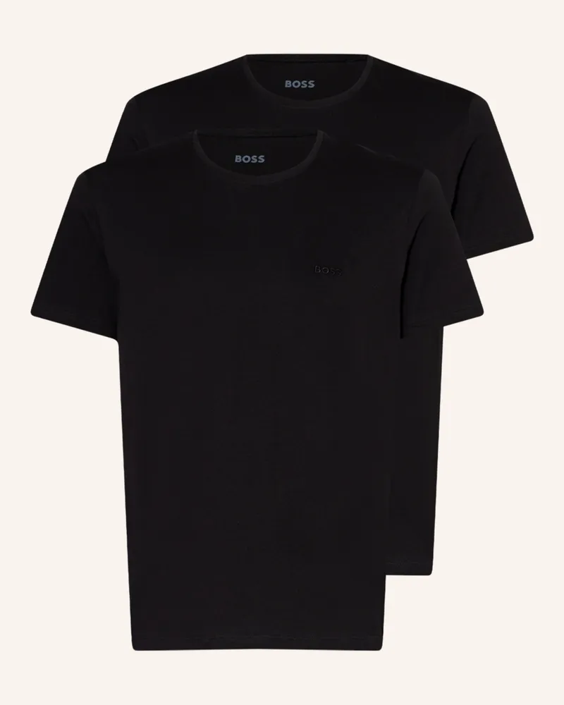 HUGO BOSS 2er-Pack T-Shirts COMFORT Schwarz