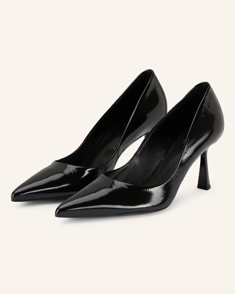 Högl Lack-Pumps schwarz Schwarz