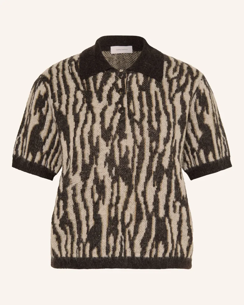 Darling Harbour Strickshirt Mit Alpaka braun Brown