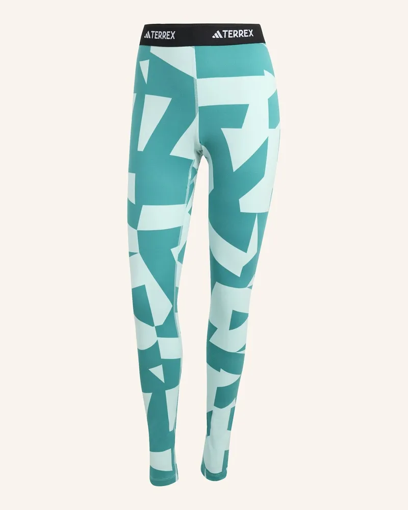 adidas MULTI SYNTHETIC BASELAYER LEGGINGS Grün