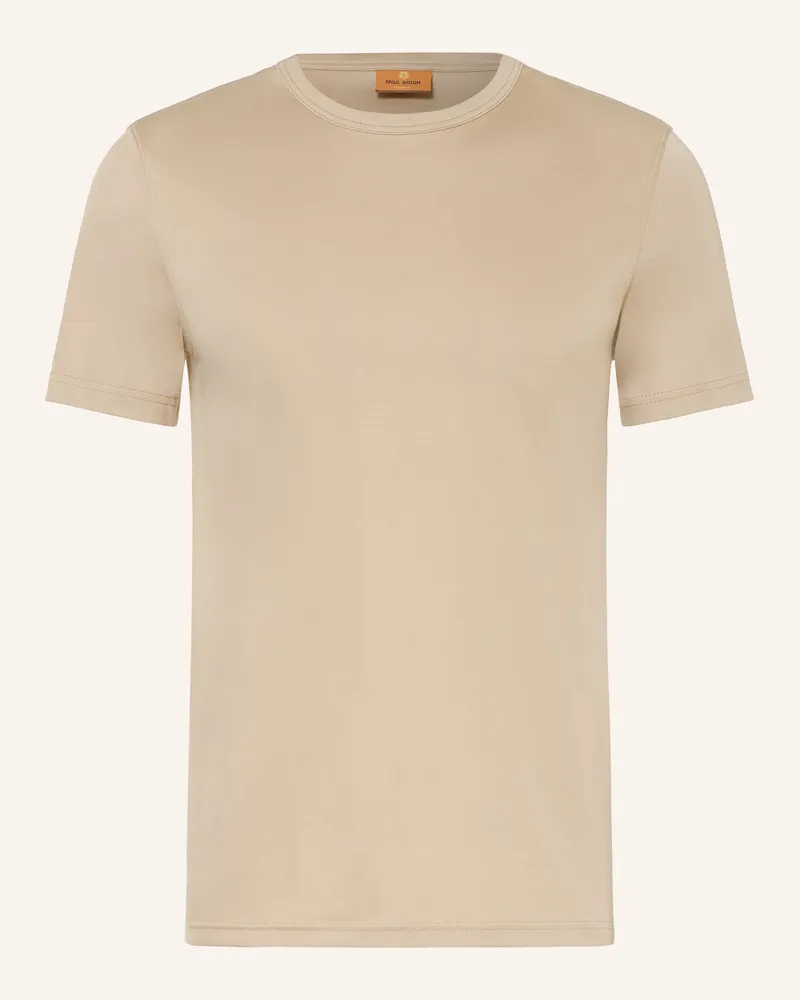 Mos Mosh T-Shirt Perry Crunch braun Beige
