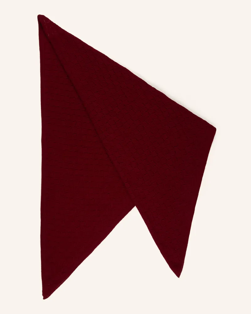 Johann & Johanna Dreieckstuch rot Dunkelrot