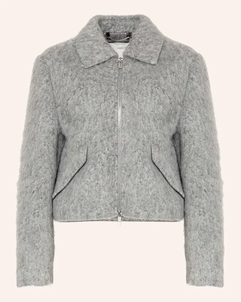 HUGO BOSS Kastenjacke CAFIORE Grau