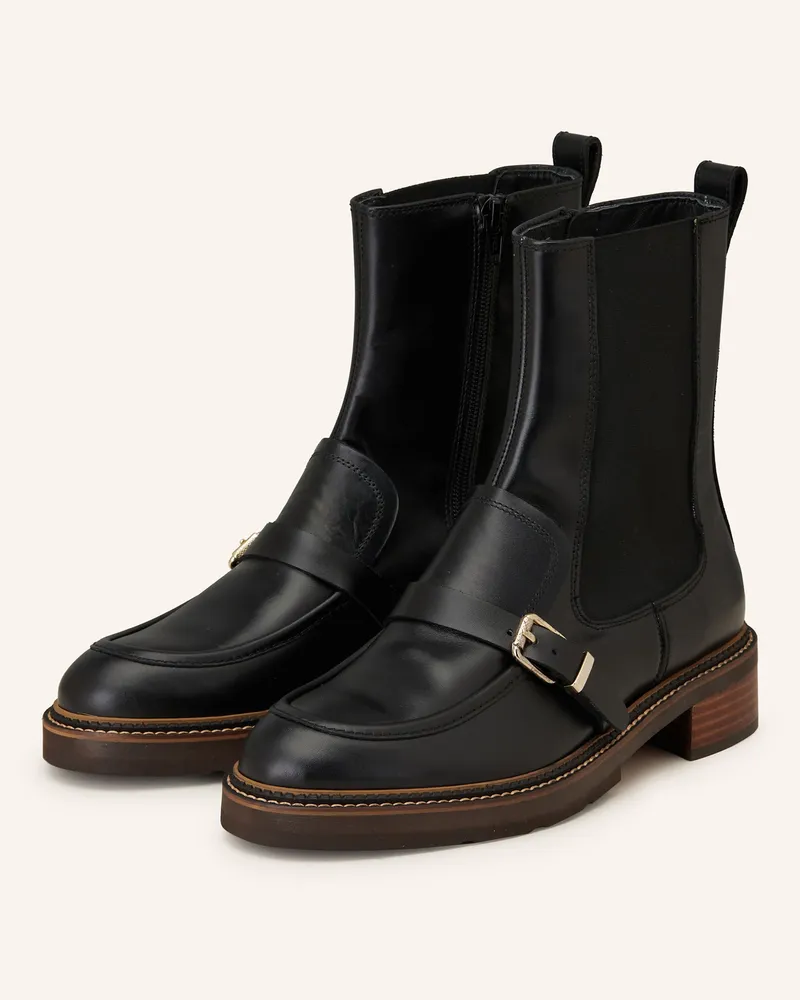 Pertini Chelsea Boots Schwarz
