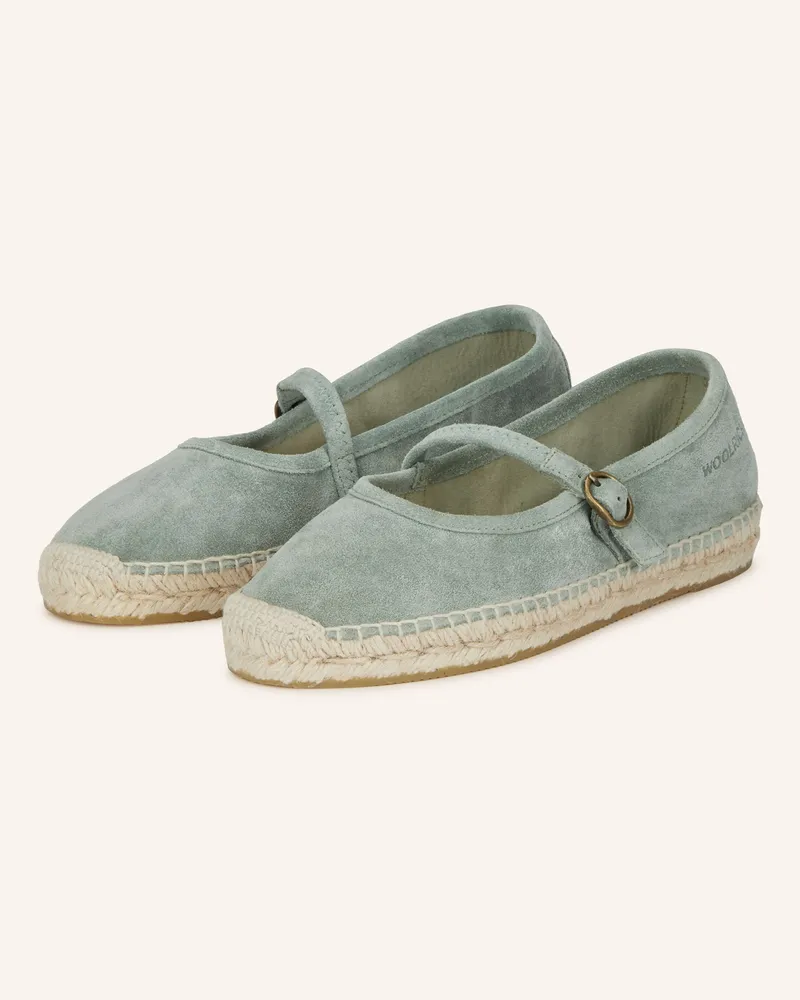 Woolrich Espadrilles Camoscio gruen Mint