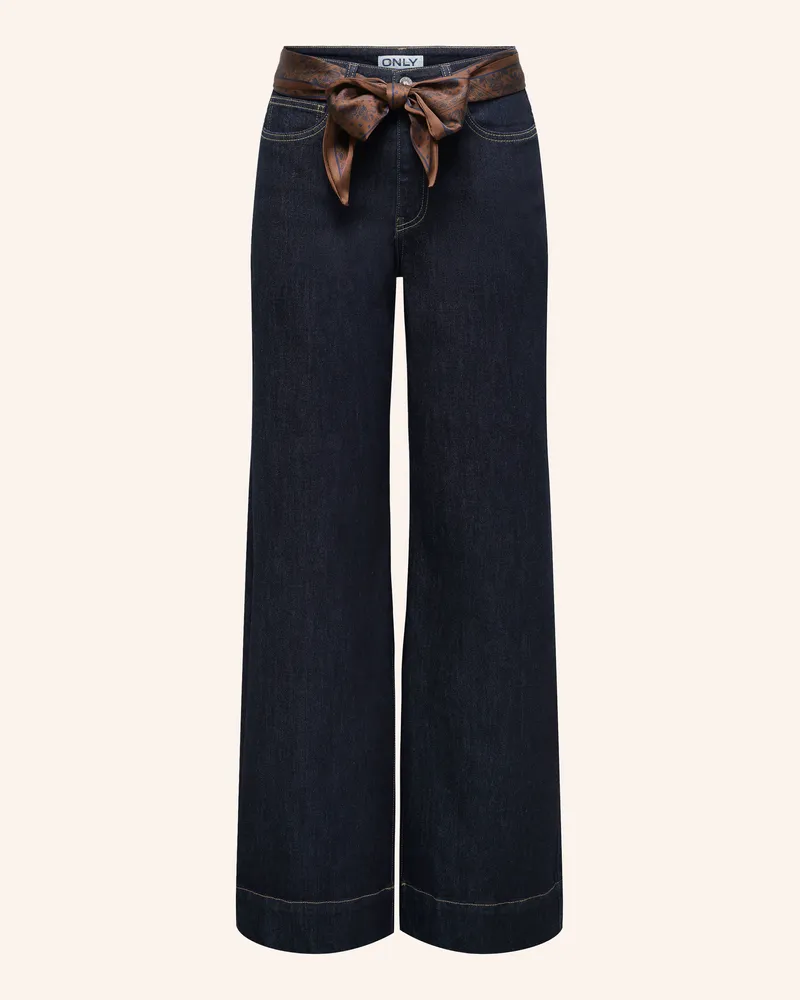 only Wide Leg Jeans blau Dark