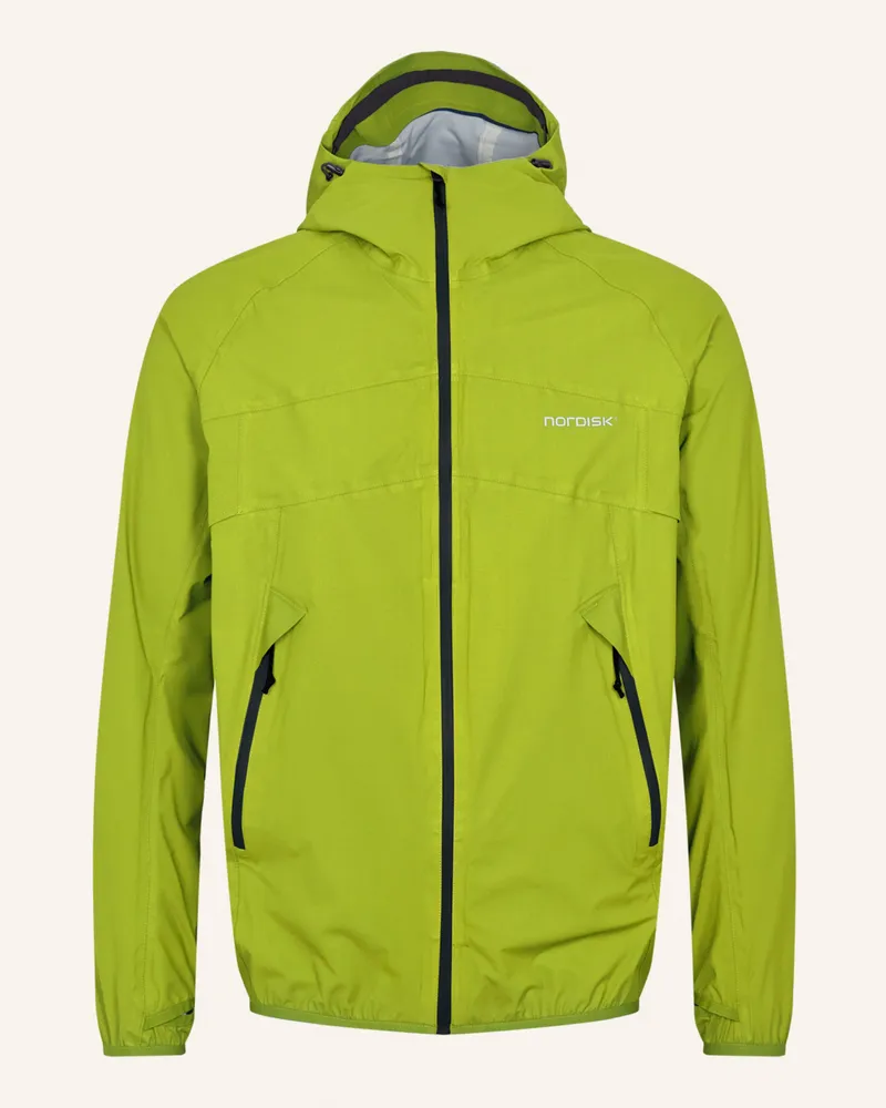 Nordisk Outdoorjacke MEDBY Neongelb