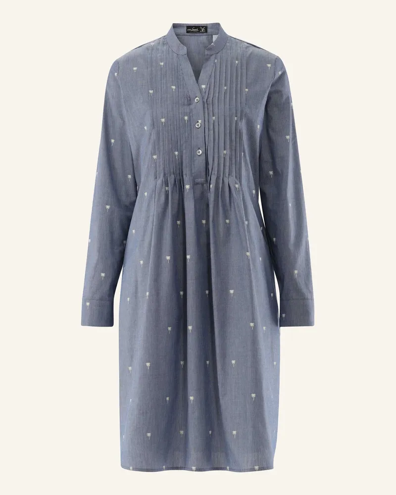 van Laack Kleid Modern Fit blau Dunkelblau