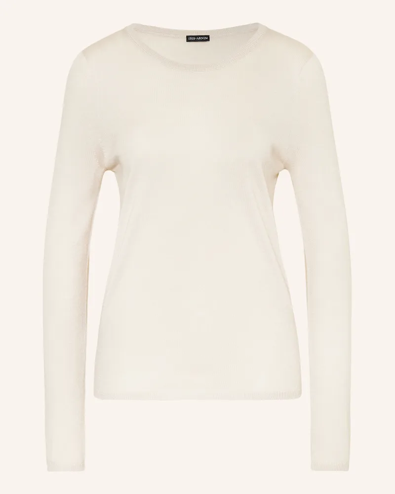 Iris von Arnim Cashmere-Pullover LAUREEN mit Seide Creme