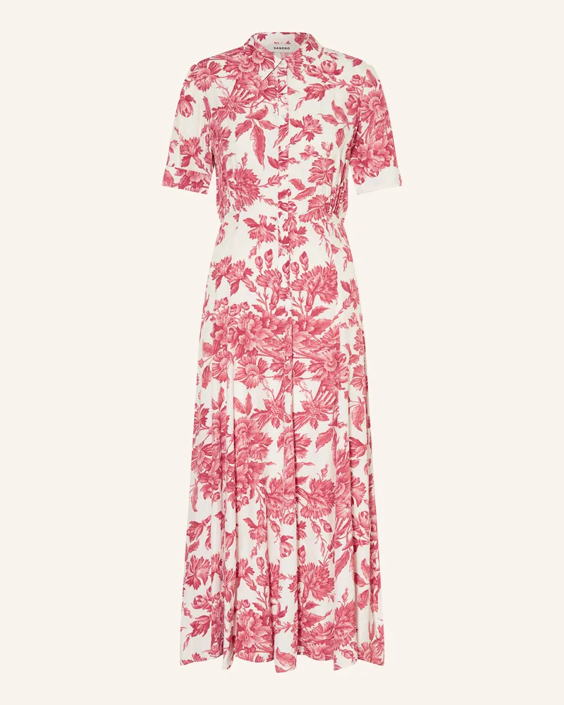 Sandro Hemdblusenkleid Rot