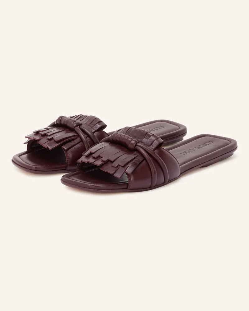 POMME D'OR Pantoletten Miley rot Dunkelrot