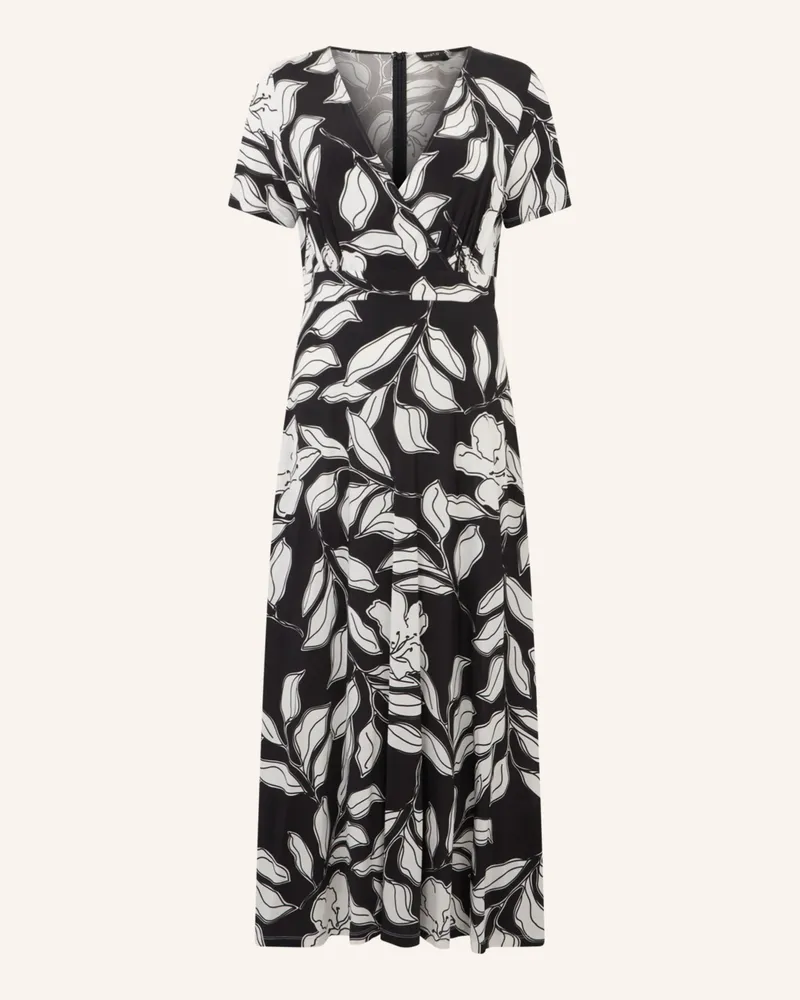 Apart Midi Jerseykleid schwarz Schwarz