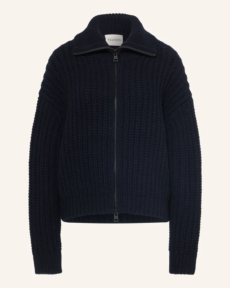 Closed Strickjacke blau Dunkelblau