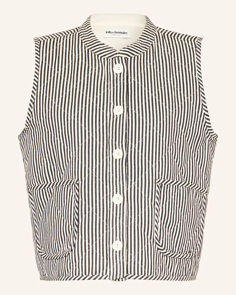 Lollys Laundry Steppweste Cairoll schwarz Schwarz