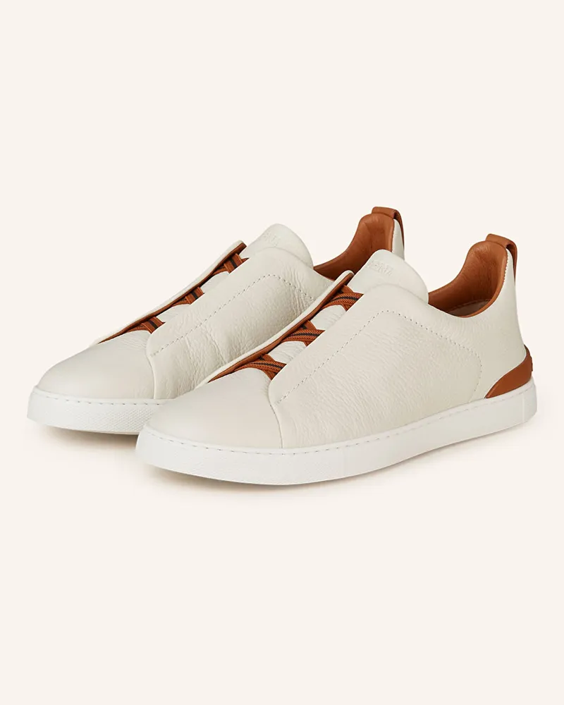 Ermenegildo Zegna Sneaker weiss Weiss
