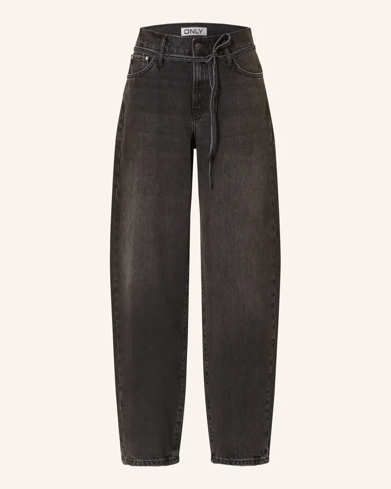 only Wide Leg Jeans schwarz Washed