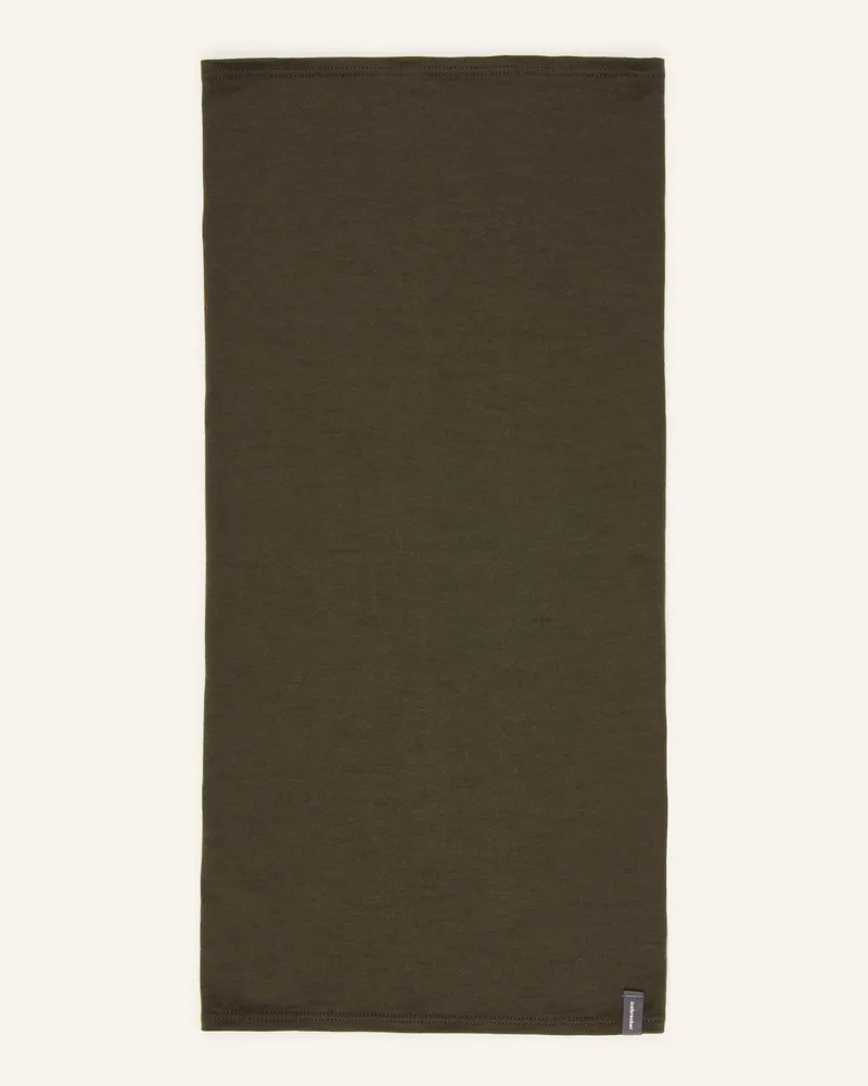 Icebreaker Multifunktionstuch Flexi Chute Aus Merinowolle gruen Dunkelgrün