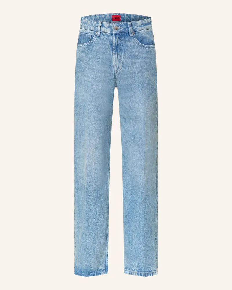 HUGO BOSS Wide Leg Jeans blau 445