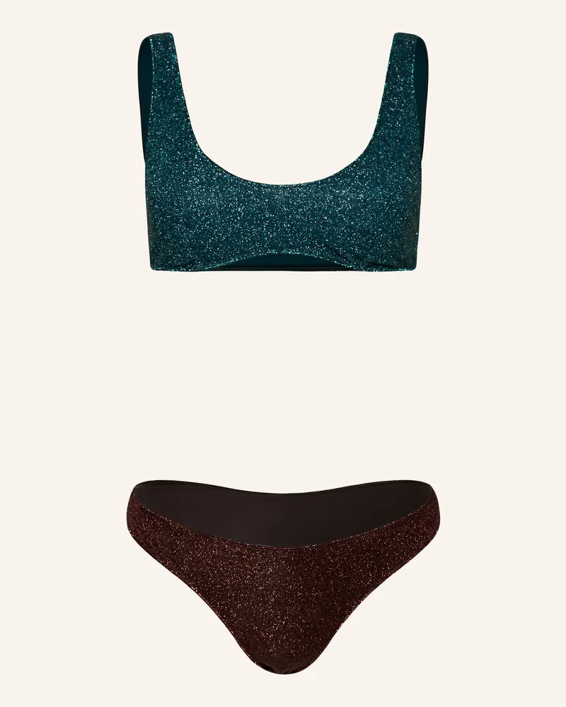 Oséree Bustier-Bikini Lumiere Sporty braun Dunkelbraun