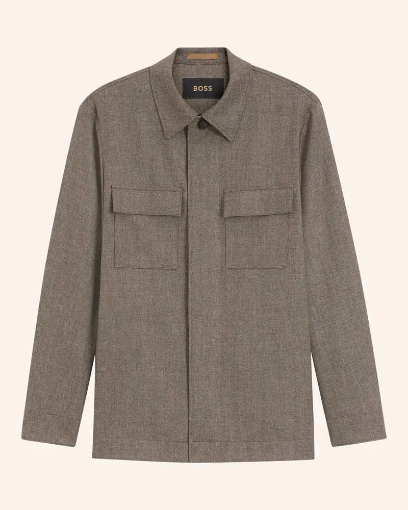 HUGO BOSS Sakko L-Corvin-2fp-263 Relaxed Fit gruen Grün