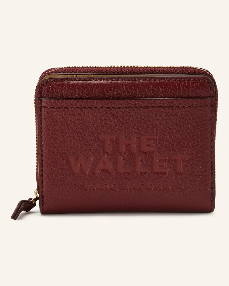 Marc Jacobs Geldbörse THE MINI COMPACT WALLET Dunkelrot