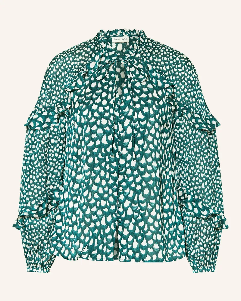 Phase Eight Bluse MANON mit Rüschen Grün