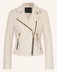 AllSaints Lederjacke DALBY Weiss