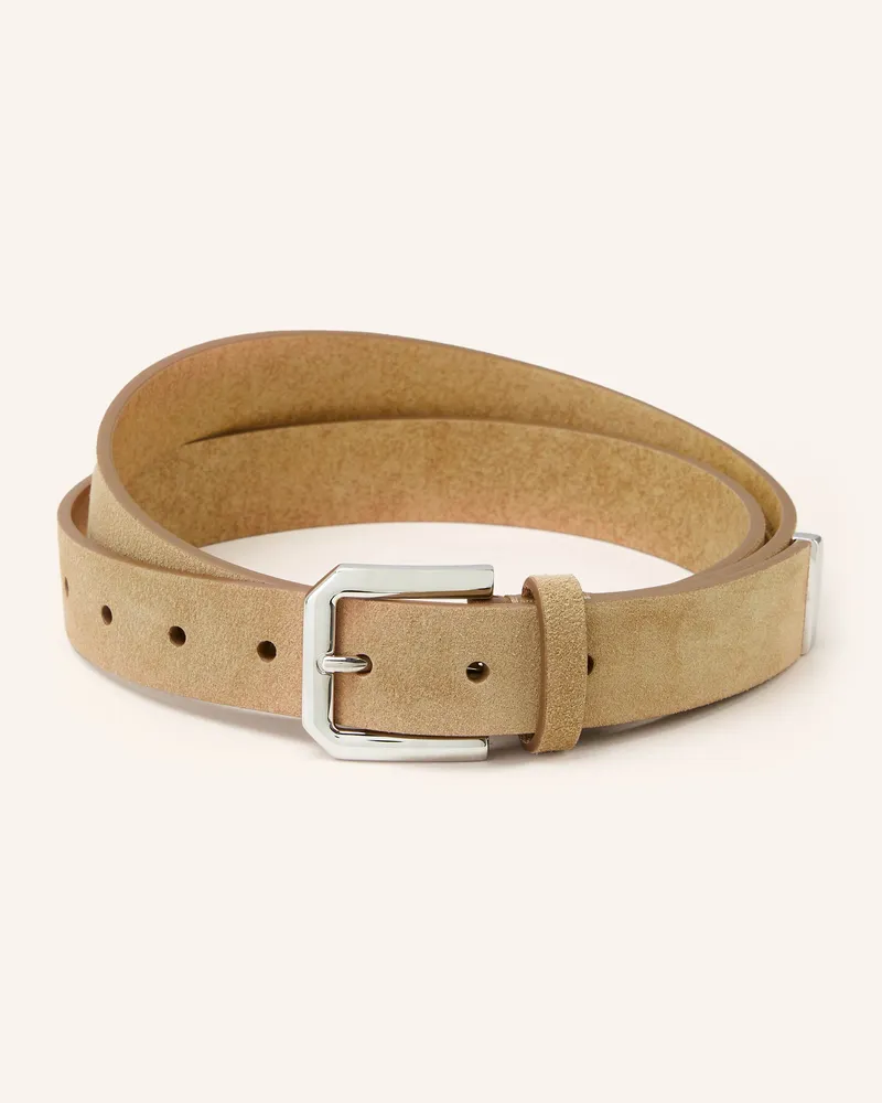 Brunello Cucinelli Ledergürtel Camel