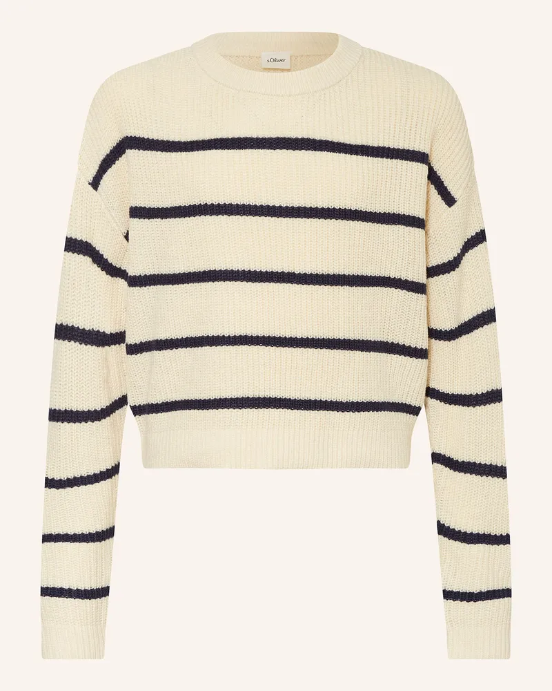 S.Oliver Pullover Ecru