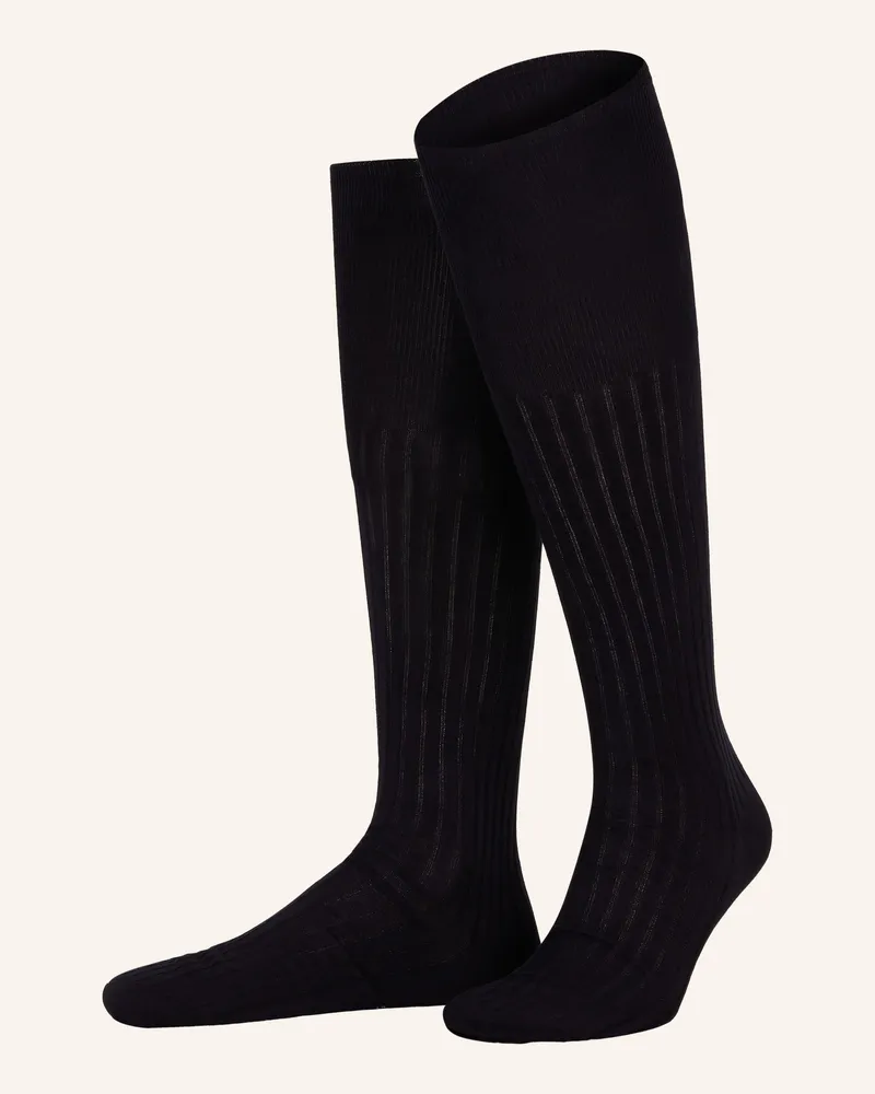 Falke Kniestrümpfe Luxury No.13 blau 6370