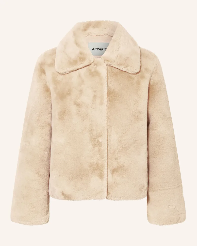 APPARIS Kunstpelz-Jacke ELIS Ecru