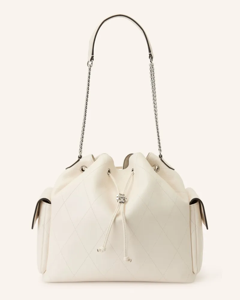Tory Burch Beuteltasche Charlie beige Creme