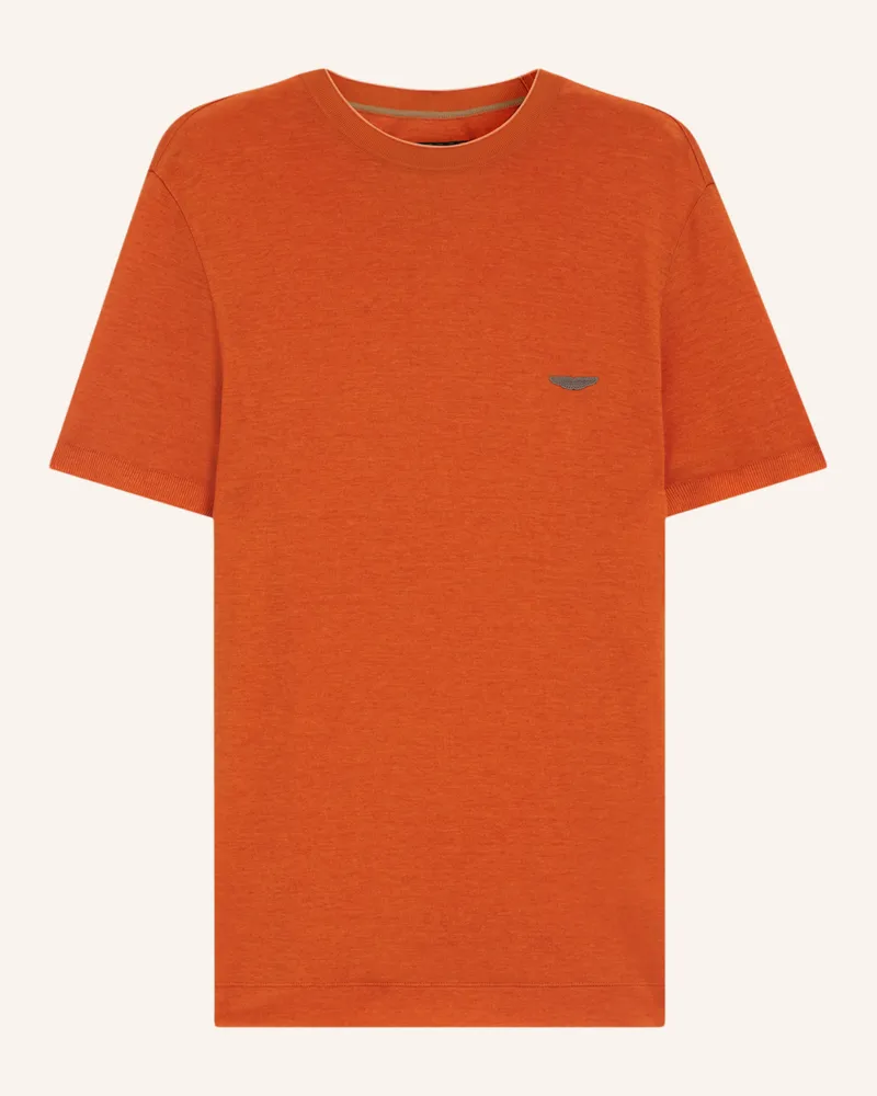 HUGO BOSS T-Shirt L-TYLER_AM Regular Fit Braun