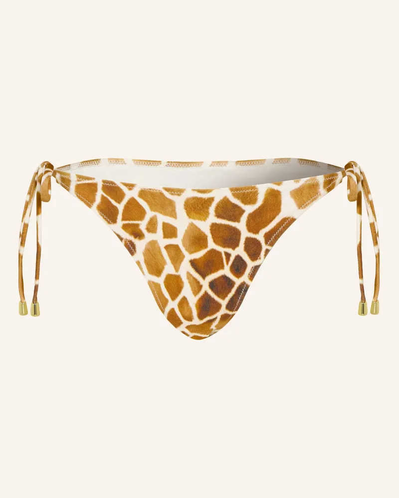 Mrs & HUGS Triangel-Bikini-Hose braun Hellbraun