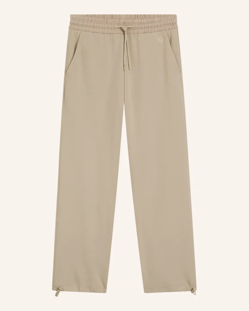 HUGO BOSS Casual Hose ELAPSED1 Relaxed Fit Beige