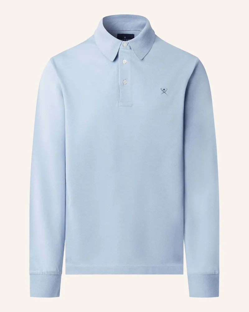 Hackett Poloshirt FASHIONED COLLAR LS Blau