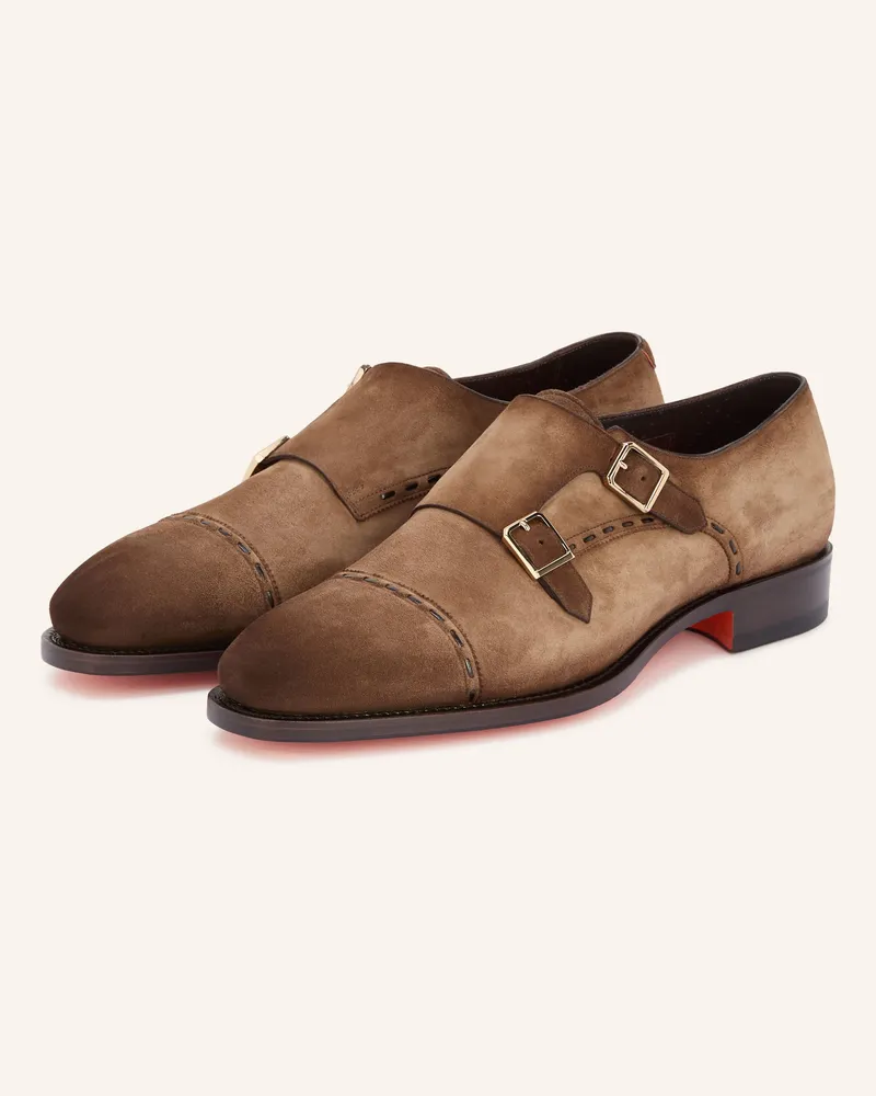 Santoni Double-Monks ARCHIE Braun