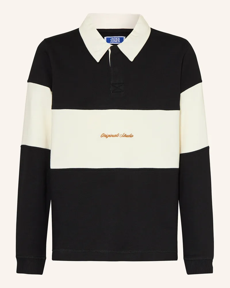 Jack & Jones Rugbyshirt Schwarz