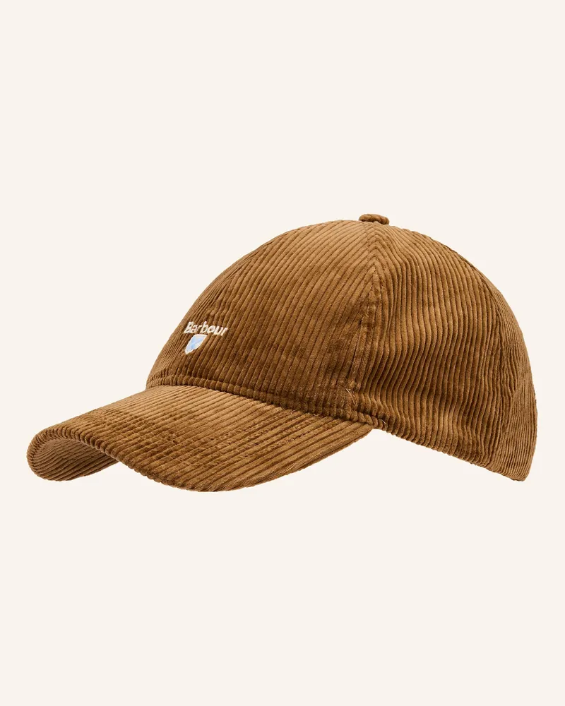 Barbour Cord-Cap PRESTON Braun