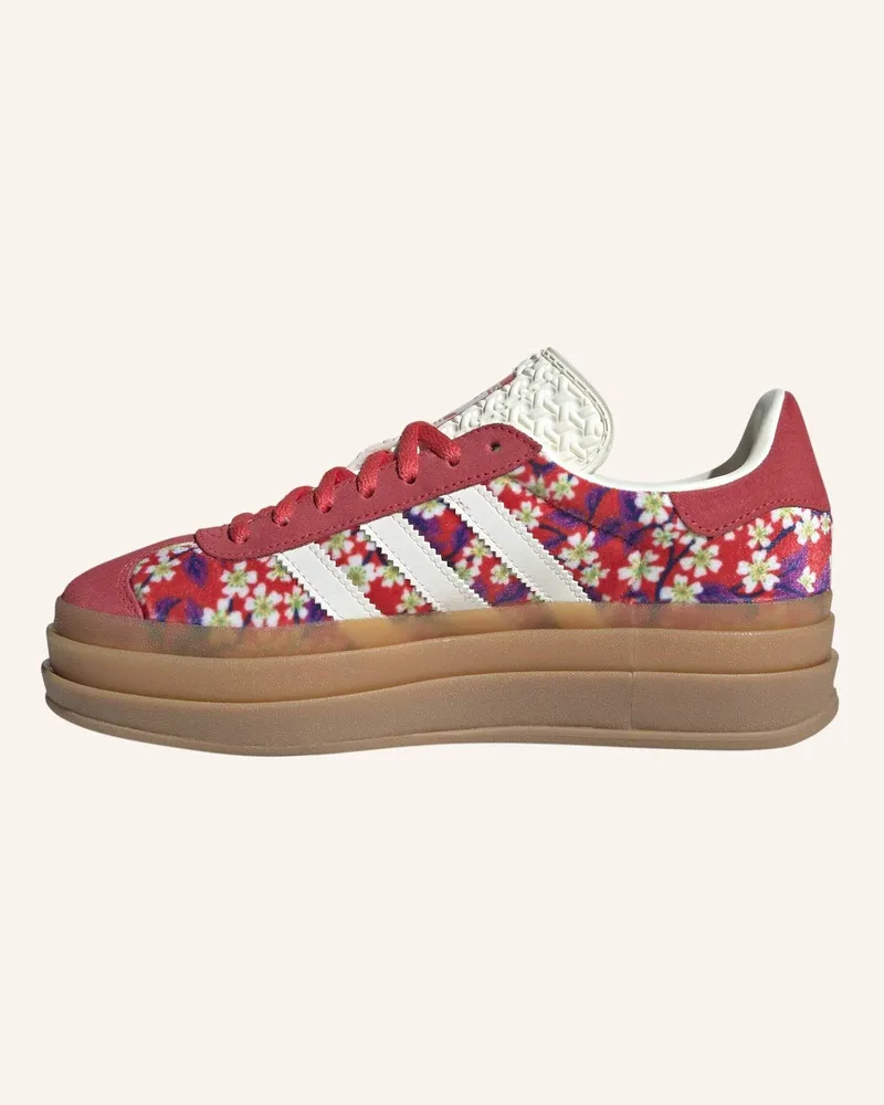 adidas GAZELLE BOLD X LIBERTY LONDON SCHUH FÜR KINDER Rot