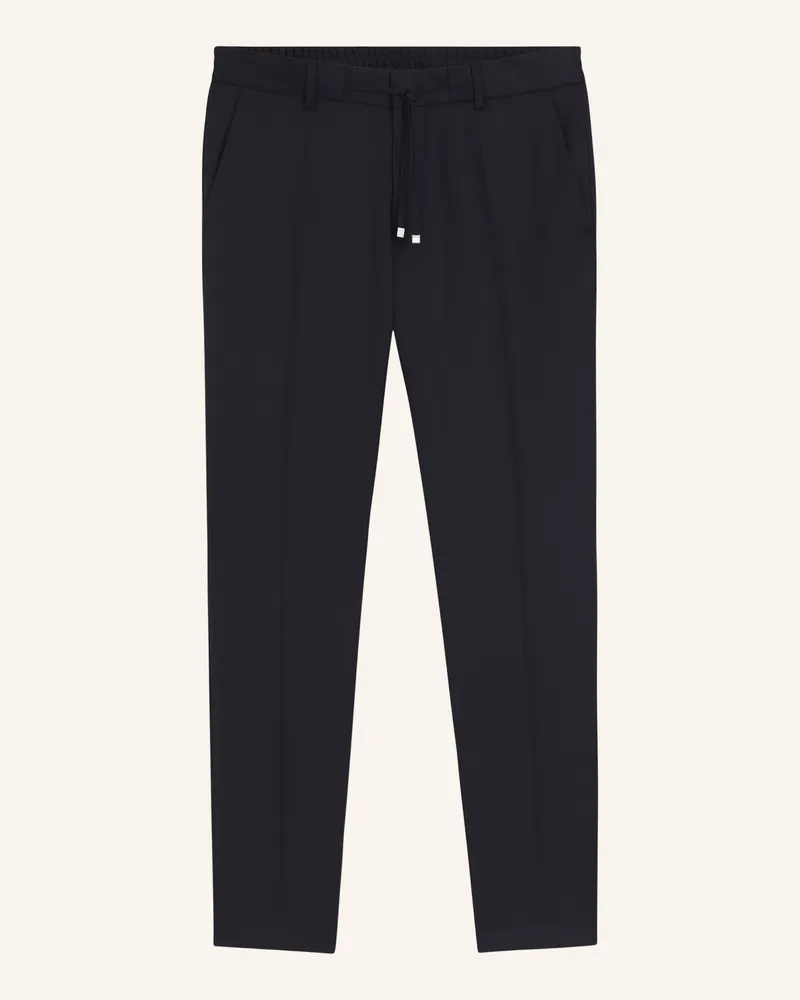 HUGO BOSS Business Hose H-Genius-Rds-b1 Slim Fit blau Dunkelblau