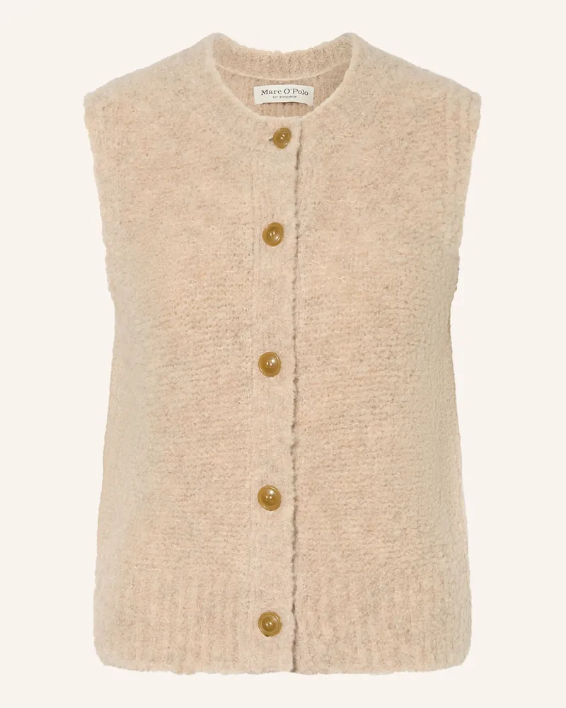 Marc O'Polo Strickweste Beige