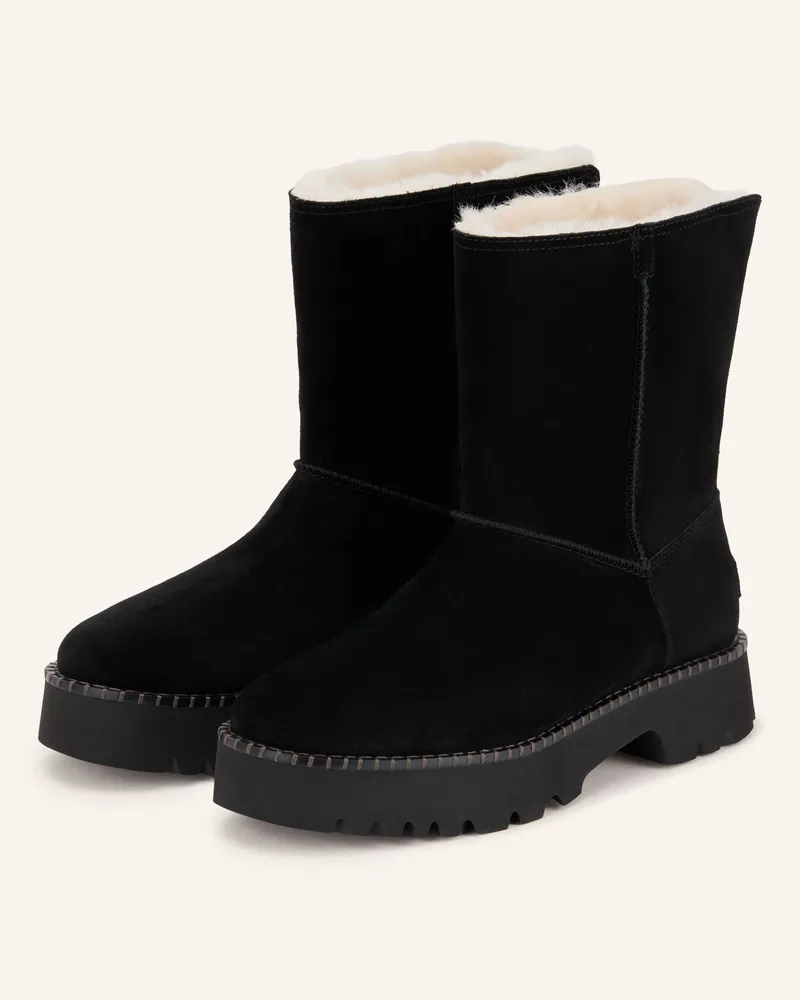 UGG Boots Uptowner Short schwarz Schwarz