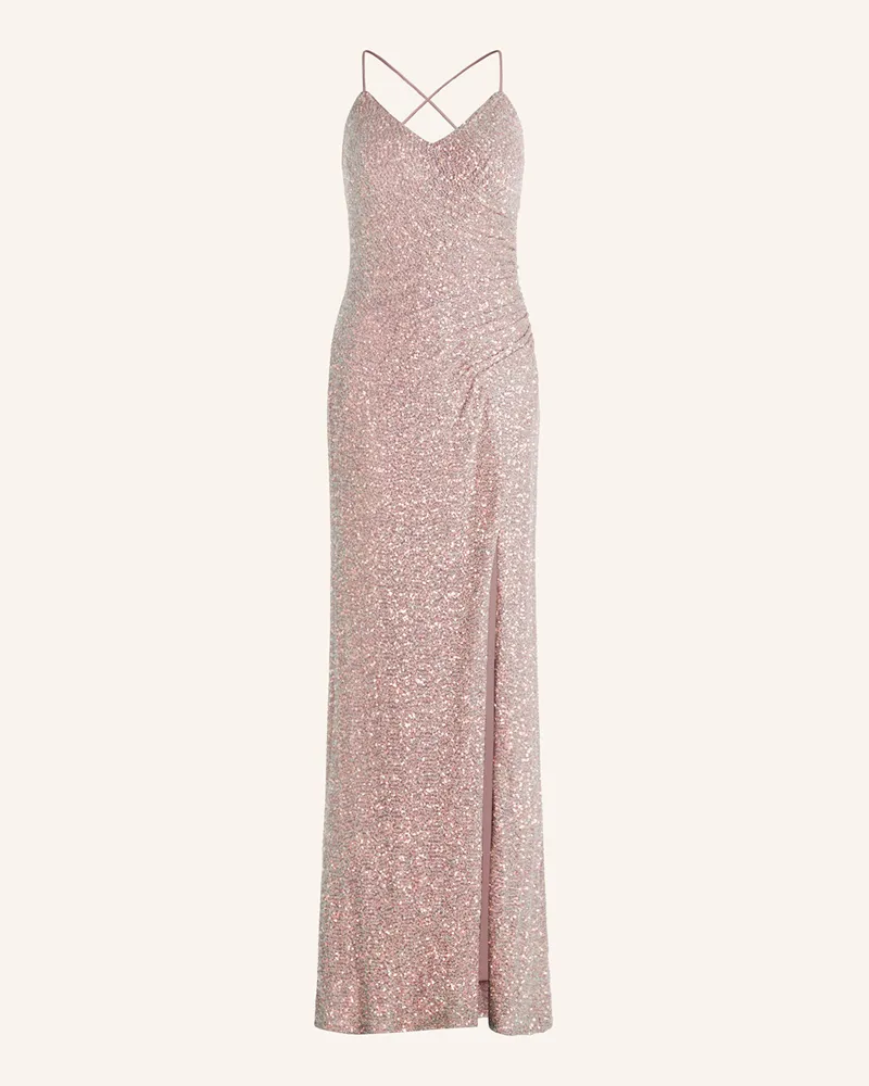 Vera Mont Abendkleid Mit Pailletten rosa Rosé