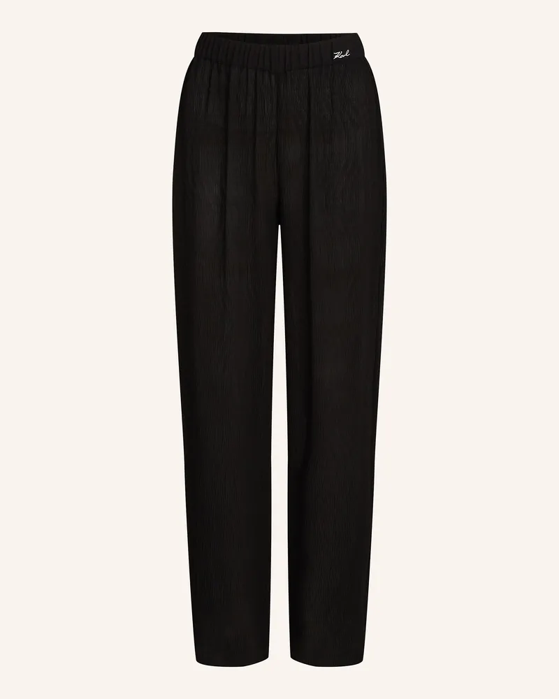 Karl Lagerfeld Badeshorts Schwarz