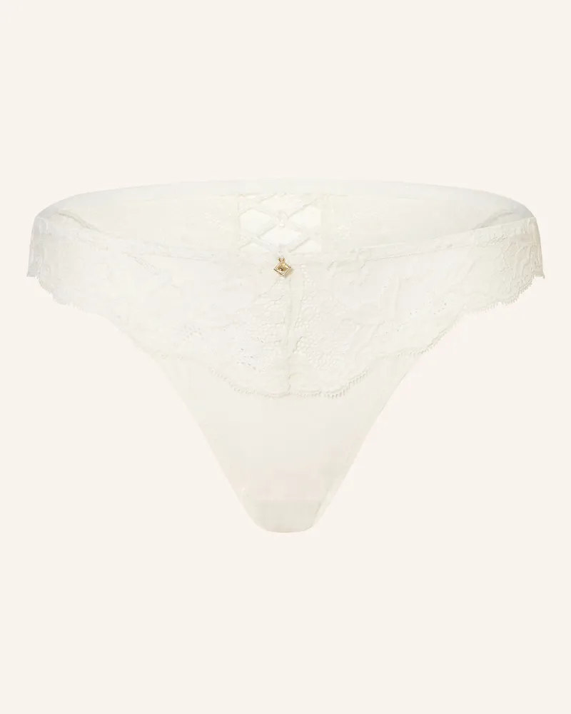 Aubade Panty KISS OF LOVE mit Schmucksteinen Weiss