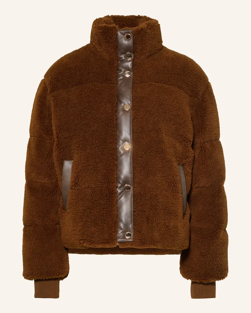 Claudie Pierlot Teddyfell-Jacke braun Braun